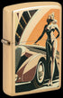 Zippo 60.007.258 vžigalnik Vintage Car & Woman